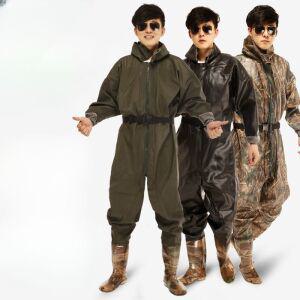 입는장화 갯벌 해루질 방수 어부복 낚시 신발 바지장화 전신 후드 점프 수트 의류 바지 부츠