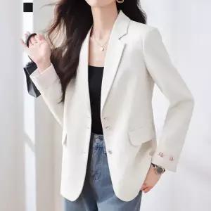 [퀸이즈][퀸이즈] [88까지]크로 유니크 골드 버튼 테일러 자켓