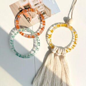 [쌈지네]레진아트 마크라메 플라워 걸이 만들기 - 1인세트