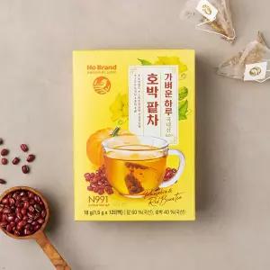 [노브랜드] 가벼운 하루 호박 팥차 12입