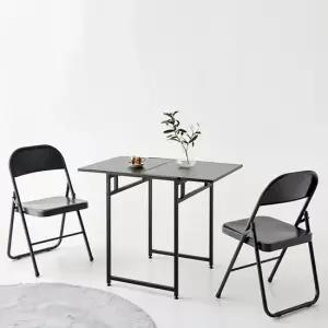 원목 접이식식탁 확장형 식탁테이블 좁은방 2인용식탁