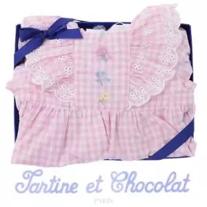 [갤러리아] (쇼콜라/출산/백일/돌/조카/원피스)쥬엘체크원피스(TTOMOE103 P)