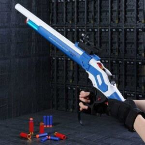 윈체스터 M1887 자동 에어소프트건 산탄 방출 너프건샷건 고무탄