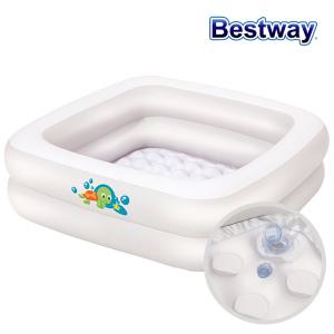 베스트웨이 엠보싱 유아 사각 목욕 풀장 BW_51116