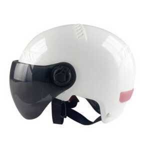 선풍기 헬멧 오토바이 통풍 바람나오는 여름 레드 블랙 하이바 시원한 태양열 화이트