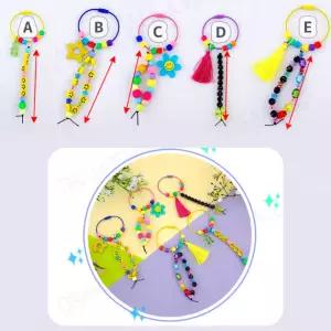 와이어캐릭터키링만들기 6종택1 초등어린이집수업재료 비즈공예