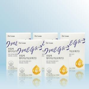 닥터린 초임계 알티지 오메가3 1025mg x 30캡슐 x 5개 / iuy