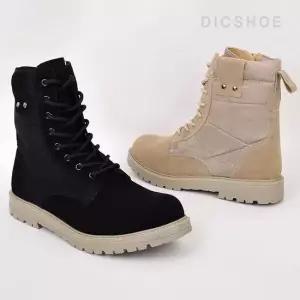 딕슈 남성 스웨이드 지퍼 사막화 미들 부츠 워커 SN1WKMA881