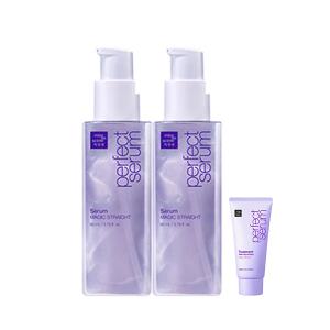 미쟝센 퍼펙트 매직 스트레이트 세럼 80ml, 2개 + 증정(매직스트레이트 트리트먼트 31ml, 1개)