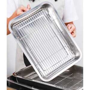 스텐밧드 거름망 304 채반 주방 업소용 튀김트레이 27x20x2cm