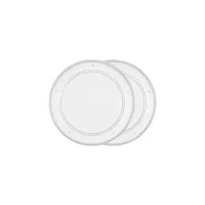 [스타우브] 부쏠 스톤웨어 원형접시 15cm 화이트 2p