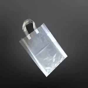 PE 깔끔한 손잡이 투명봉투 36X45cm 옆8cm 50매 비닐봉투/비닐쇼핑백/비닐가방/투명백/쇼핑가방
