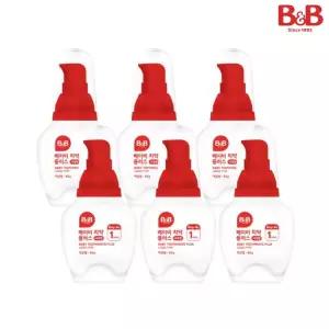 비앤비 베이비치약 액상형 사과 80g 6입(신생아/아기)_K140