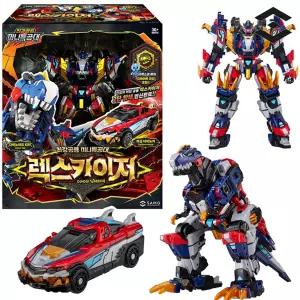 최강공룡 미니특공대 렉스카이저 2단합체로봇 변신로봇 장난감