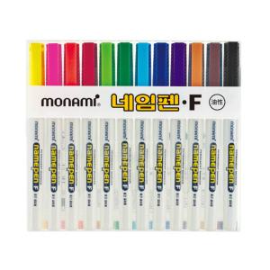 모나미 네임펜 12색 유성펜