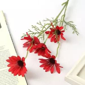 조화 레드 데이지 꽃소품 인테리어 플로리스 (WFHJG64)