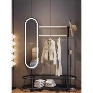 이동식 행거 옷걸이 수납 선반 간편한 올인원 옷장 철재 원룸 트롤리 바퀴