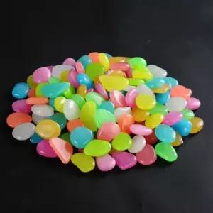 샤이닝 야광자갈 200p 컬러믹스) 정원 어항 야광돌 야광돌 정원돌 정원야광자갈 원예자갈 l