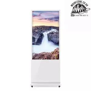 마운트존 생명을 살리는 가게 삼성 55인치 화이트 4K QH스탠드사이니지모니터-PC방식 QH4KWPC55