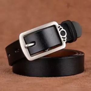 크라운여성소가죽벨트 블랙)청바지캐주얼벨트 여성벨트 패션벨트 캐주얼벨트 가죽벨트