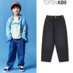 [탑텐키즈](신세계 사우스시티)25년 FW 공용) 배기 데님 팬츠 MKF3DP3213