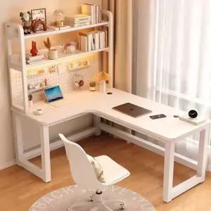 ㄱ자형 책상 컴퓨터 테이블 게이밍 코너형 가정용 재택 책장 데스크