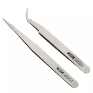 스테인레스 정밀 핀셋 공예 족집게 다육이 속눈썹 다꾸 스꾸 폴꾸 탑꾸 스티커 네일 집게 3p