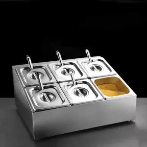 미니 반찬 냉장고 쇼케이스 작업대 김밥재료 분리 보관 6칸