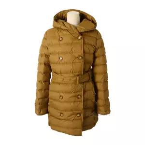 [롯데백화점]버버리 여성 8091114 위틀리 벨티드 롱 다운 패딩 점퍼 카멜