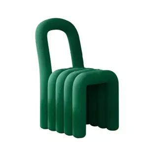 피아노 다크그린 의자 볼드라인