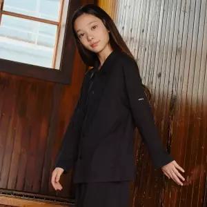 마밤 MSMV 피치기모 아동 주니어 잠옷 초등학생 파자마 실내복 세트 에센셜블랙