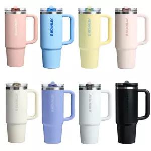 스탠리 ?처 프로투어 플립스트로 887ml 밀폐 손잡이 빨대 텀블러