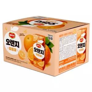 델몬트 오렌지 드링크 190ml*16입