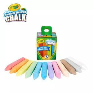 크레욜라 워셔블 야외용 분필 12색