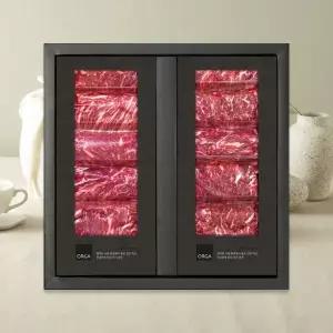 [롯데백화점]올가홀푸드 [ORGA][산지]무항생제 제주 한우 정성세트(1+등급) 2kg(국거리1kg,불고기1kg)