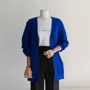 (안나앤플러스) 카렌 브이넥 니트 가디건[가디건CAN21] 빅사이즈