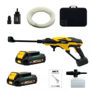 HPT 충전 고압세척기 2.0Ah 배터리 2개 휴대용 디월트형 DW20-PW150 세차건