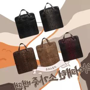 소가죽 악어패턴 백팩 남녀공용 패션 가방