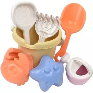 R 샌디토이 통 모래 놀이 7종 세트 3011b 물조리개 바스켓 물놀이 샌드 모래틀 모양틀/장난감/도구/바구니