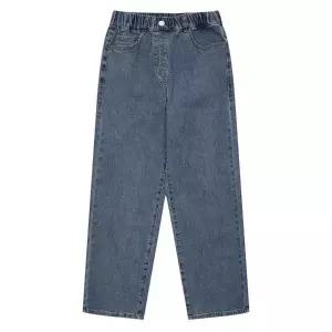 에꼴리에 세이브존03 스트레이트 인디고 블루진  24C0255-BL