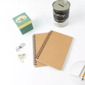 노트1P 스프링노트 스프링 크라프트 무지 드로잉 메 스프링노트 스프링메모 포켓용노트