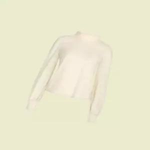 JJ지고트 JJ JIGOTT 니트 배색 펀칭 시스루 블라우스GM9A0BLJ3 416947