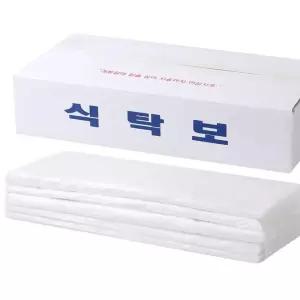 일회용 비닐 식탁보 일반 평판 250매/비닐식탁보/식탁커버/투명/테이블보/식당/행사/식탁용/위생/횟집용