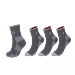 네파 더블라인 A로고 쿠션 중목 여 그레이 4팩