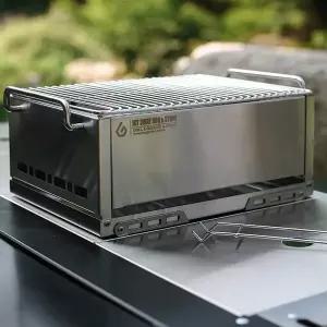 [홈시스]꾸버스 화로대 IGT 화롯대 캠핑 불멍 숯불 야외 바베큐그릴