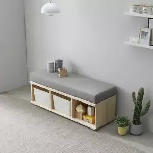 나무뜰 코젯 1200 책장형 원목 수납 벤치 소파 GM345C (착불)