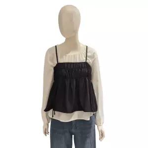 [롯데백화점]abfz 스모킹 뷔스티에 셋업 블라우스 ADZ4HB36J