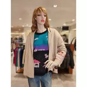 [베네통] 베네통 자가드배색 후드가디건 BAKC66461 [P003698481]