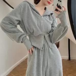 여성 크롭 후드집업 조거팬츠 밴딩 트레이닝 세트 WI127SET