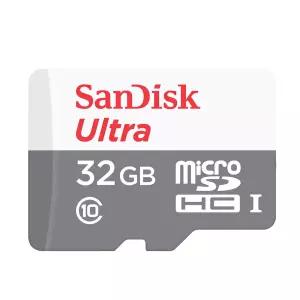 샌디스크 Ultra 32GB 홈캠 닌텐도 핸드폰 블랙박스용 TF 외장 메모리카드 QUNR